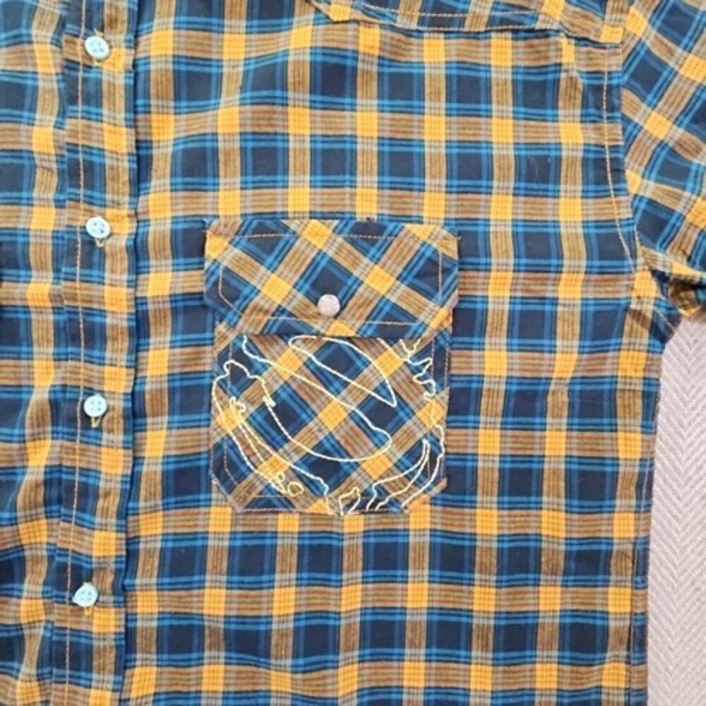 Eklectik Genes‎ Co. Graphic Logo Button-Down Shirt Men's 2XL Jeanetik Revolution - Picture 3 of 14